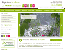 Tablet Screenshot of pepinieresnaulleau.com